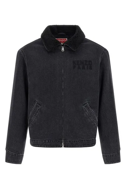 Happy Tiger denim jacket - Black