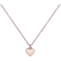 Hara Tiny Heart Rose Gold Necklace - Adjustable