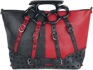 Harley Juno Studded Top Handle Punk Bag Gothic Handbag