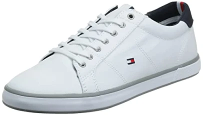 Harlow Low Top Sneakers for Men - Shoes for Men UK, Mens Shoes, Mens, Walking Shoes Mens, Shoes - White Trainers Size 11
