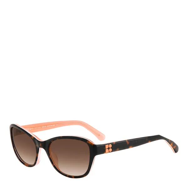 Havana Rectangular Sunglasses 56mm - Brown