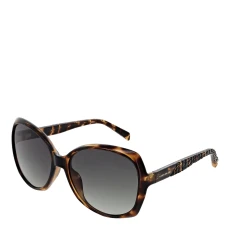 Havana/Grey Sunglasses 58mm - Brown
