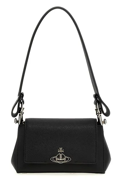 Hazel small shoulder bag - Black
