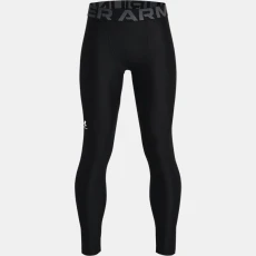 HeatGear? Armour Boys Leggings Black / White YXS ( in)