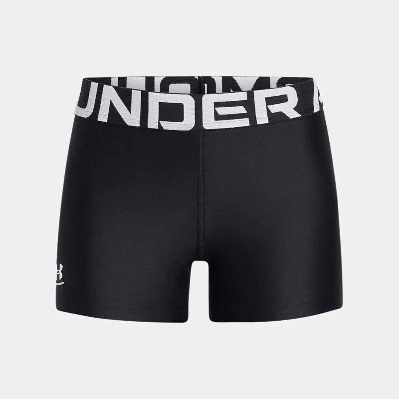 HeatGear? Girls Shorty Black / White YXS ( in)