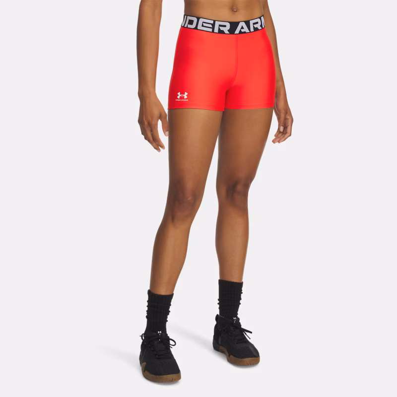 HeatGear Shorty Womens " Shorts Racer Red / White