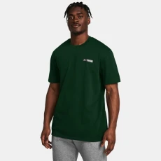 Heavyweight Armour Label Mens Short Sleeve Forest Green / Black / Black