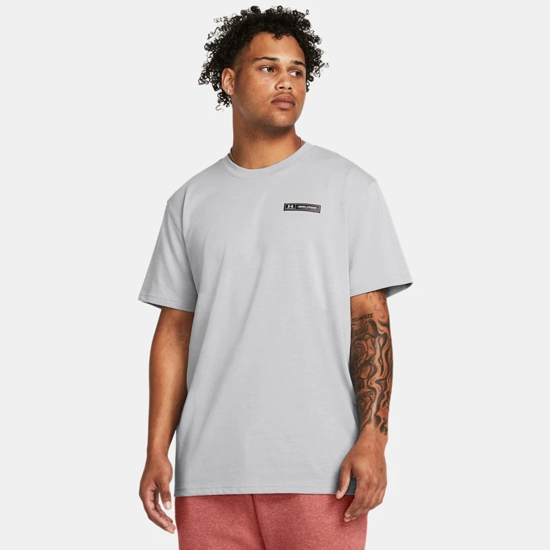 Heavyweight Armour Label Mens Short Sleeve Mod Gray Medium Heather / Black