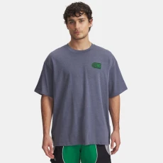 Heavyweight Hoops Courtside Mens Short Sleeve Downpour Gray / Team Kelly Green Heavyweight Hoops Courtside Mens Short Sleeve Downpour Gray / Team Kelly Green