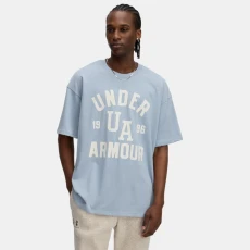 Heavyweight Varsity Mens Oversized Short Sleeve Harbor Blue / Stone Heavyweight Varsity Mens Oversized Short Sleeve Harbor Blue / Stone