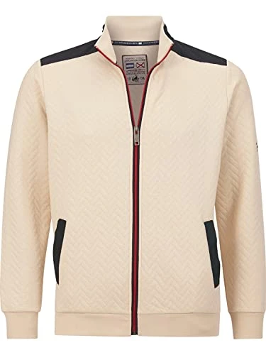 Heimo Men's Sweat Jacket, beige, XXL
