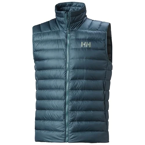 Helly-Hansen Verglas Down Vest 2.0 - Men's Lightweight Insulated Outdoor Vest, Ideal for Hiking & Skiing, 453 Dark Creek, Medium