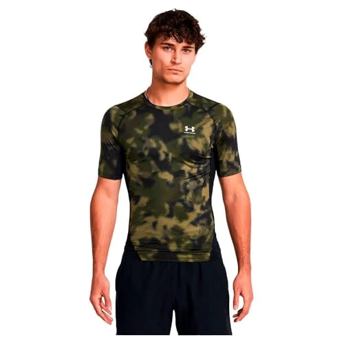 HG Armour Printed Short Sleeve T-shirt S Green