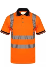 Hi Viz Vis High Visibility Polo Shirt Safety Security Work Button Double Tape T-Shirt Reflective Tape Breathable Lightweight Workwear Top Orange X-Large Hi Viz Vis High Visibility Polo Shirt Safety Security Work Button Double Tape T-Shirt Reflective Tape Breathable Lightweight Workwear Top Orange X-Large