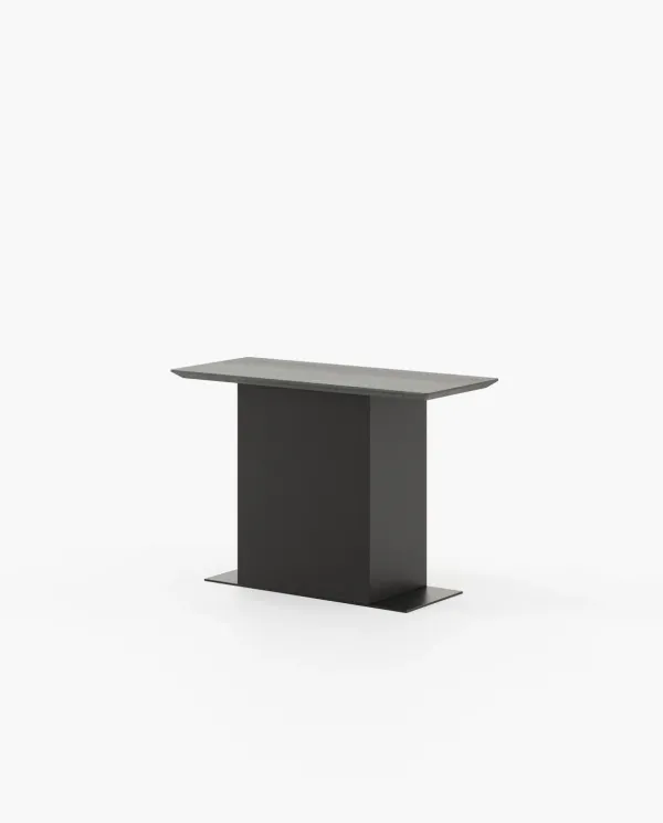 HIDRA center side table module wih smartphone charger Nest & Side Table Grey Eucalyptus Veneer Matte