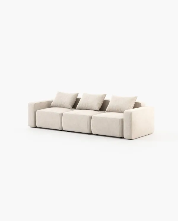HIDRA right corner module Sofa Xangai White
