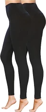 High Waisted Full Length Workout Not See Through Leggings Capri Shorts Soft Stretchy (S-M, Black 2 Pack) High Waisted Full Length Workout Not See Through Leggings Capri Shorts Soft Stretchy (S-M, Black 2 Pack)