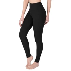 High Waisted Leggings Buttery Soft Casual Leggings for Women Comfy Everyday Stretchy Non See Through Leggings for Women UK, S-XXL Black