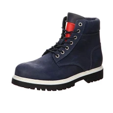 Hilfiger Denim Men's Iconic Suede Boot Combat, Blue (Ink 006), 10 UK Hilfiger Denim Men's Iconic Suede Boot Combat, Blue (Ink 006), 10 UK