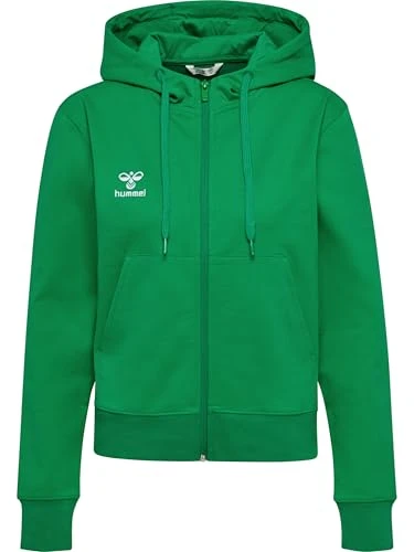 Hmlgo 2.0 Zip Hoodie Women's Multisport with Zip Organic Cotton, Jelly Bean, XXL