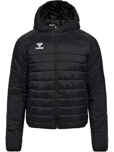 Hmlgo Quilted Hood Jacket Men's Multisport Jacket Recycled Fabric, black, XXL