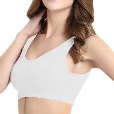 Holiday Essentials Bras for Women 38d Full Coverage Backless Bra Women's Fusion Underwire Full Coverage Side Support Bra Full Cup Bandeau Bra Deals of The Day Sale Sale Clearance White