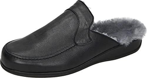 -Home Men's 220261 Mule, Black, 7.5 UK