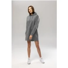 Hoodie Dress Heather Grey XS Hoodie Dress Tops Unisex Genderless Sustainable