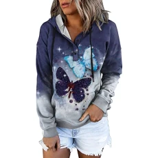 Hoodie sweatshirt soft basic hoodie loose Christmas sweatshirts for women, long sleeves, plain colour, with drawstring, jumper, tops with women's hoodie, sweat jacket, pullover hoodie, Z1-blue, XXL Hoodie sweatshirt soft basic hoodie loose Christmas sweatshirts for women, long sleeves, plain colour, with drawstring, jumper, tops with women's hoodie, sweat jacket, pullover hoodie, Z1-blue, XXL