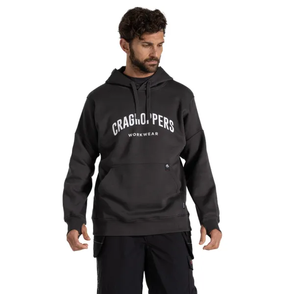 Hoodie Workwear Oulston Organic Cotton Carbon Grey