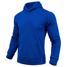 Hoodies for Men Uk Hooded Drawstring Long Sleeve Hoody Sweatshirt Solid Casual Loose Hoodie Outdoor Workout Sports Running Tops Autumn Winter Lightweight Fashion Jumpers Sweaters Men's Pullover Blue
