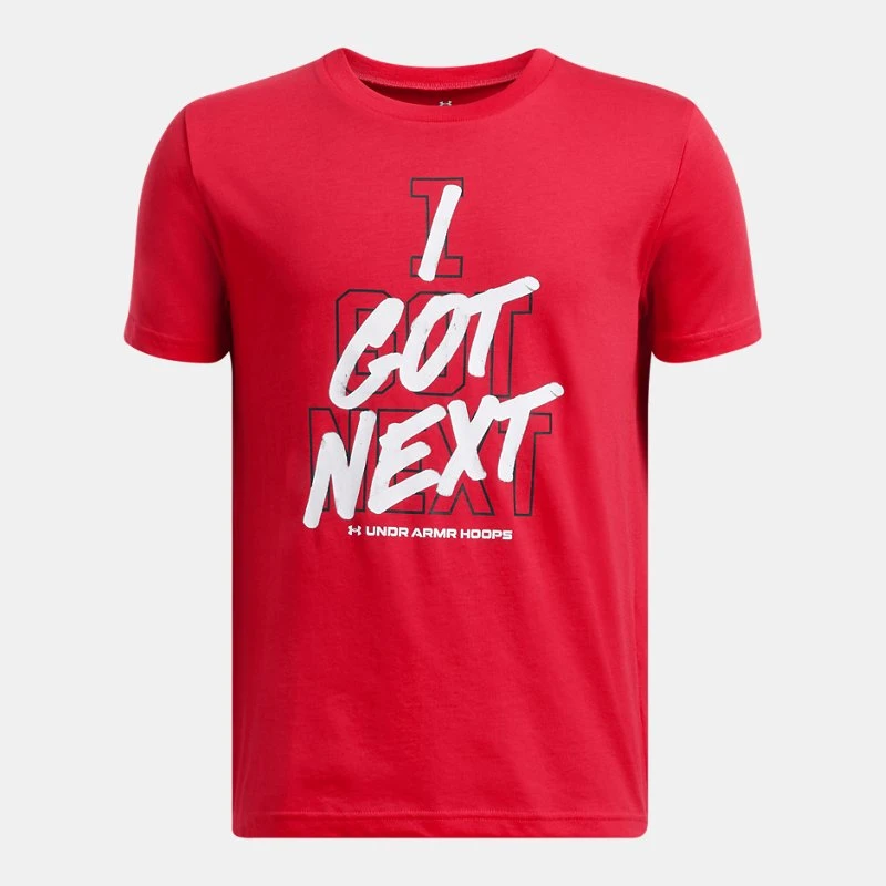 Hoops Next Boys Short Sleeve Red / Black YLG (59 in)