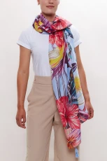 Hot Tropics Printed Scarf - Multicolour