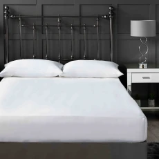 Hotel 1200 Thread Count " Fitted Sheet Kingsize White