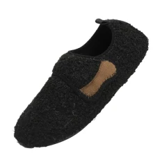 House Slippers for Man and Women Faux Collar Suede Slippers Bedroom House Slipper Non Slip Slip on Mule Breathable Trendy Winter Shoes Creative Gifts Shoe