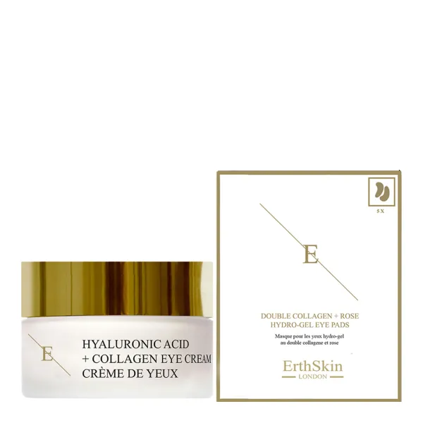 Hyaluronic Acid + Collagen Pro Age Eye Cream 30Ml + Double Collagen + Rose Hydrogel Eye Pads X - Multi