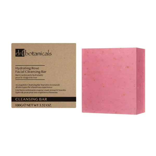 Hydrating Rose Facial Cleansing Bar 100g - Multi
