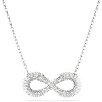 Hyperbola Infinity Rhodium Plated Necklace