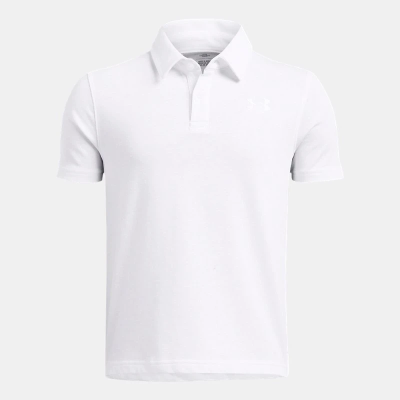 Icon Boys Polo White / White YLG (59 in)