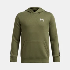 Icon Fleece Taping Boys Hoodie Marine OD Green / White YLG (59 in) Icon Fleece Taping Boys Hoodie Marine OD Green / White YLG (59 in)