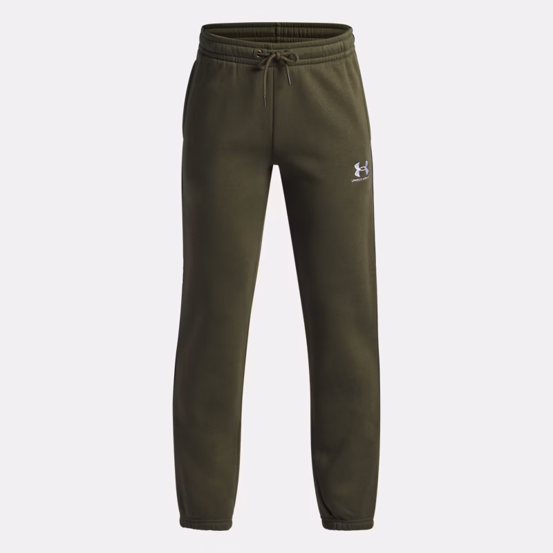 Icon Fleece Taping Boys Joggers Marine OD Green / Black / White YXL (63 - 67 in)
