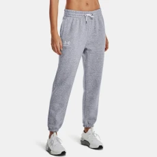 Icon Fleece Womens Joggers Mod Gray Light Heather / White