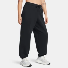 Icon Fleece Wordmark Womens Oversized Pants Black / Black