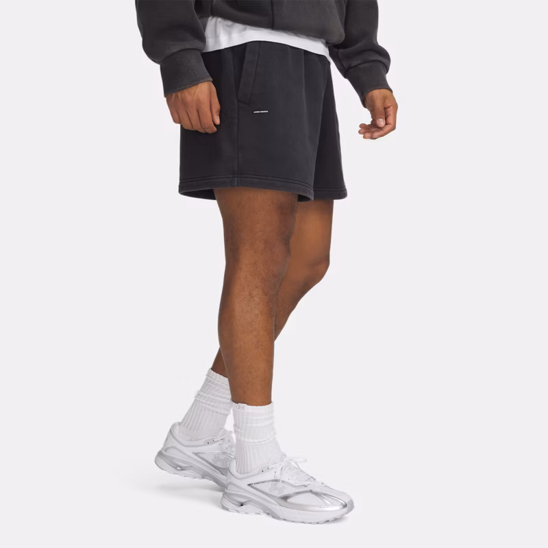 Icon Heavyweight Fleece Wash Mens 275" Shorts Black / White