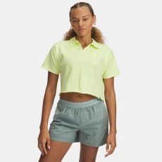 Icon Terry Womens Polo Sonic Yellow / White Icon Terry Womens Polo Sonic Yellow / White