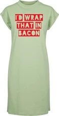 I'd WRAP That in Bacon t-Shirt Dress Women's Adults Nightie Nightdress