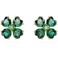 Idillia Clover Green Stud Earrings