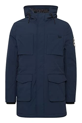 IDPaul - 15711MM Men's Transition Jacket Parka Long Jacket, Size: M, Colour: Navy (400), Navy (400),