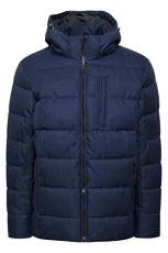 IDPiulio 15714MM Men's Quilted Winter Jacket Size L Navy (400), Navy (400), L