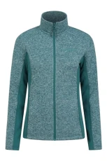 Idris Womens Panelled Fleece Jacket -Warm Coat, Lightweight with Breathable Front Pockets - for Spring Summer, Camping, Outdoors, Travelling & Hiking Dark Teal 16 Idris Womens Panelled Fleece Jacket -Warm Coat, Lightweight with Breathable Front Pockets - for Spring Summer, Camping, Outdoors, Travelling & Hiking Dark Teal 16